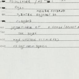 Eastern questionnaire, answ...
