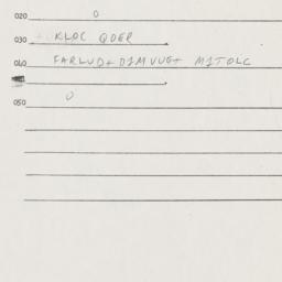 Eastern questionnaire, answ...
