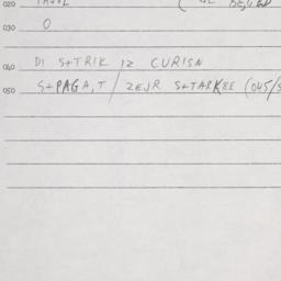 Eastern questionnaire, answ...