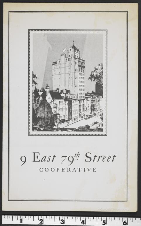 9 E 79 Street 9 East 79th Street Cooperative The New York Real Estate Brochure Collection