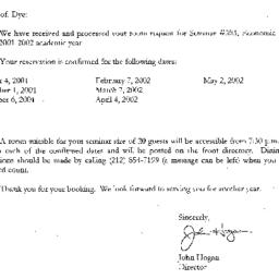 Correspondence, 2002-07-05....