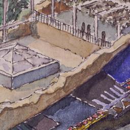 Aerial perspective drawing,...