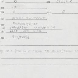 Eastern questionnaire, answ...