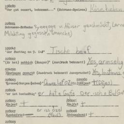 Western questionnaire, answ...