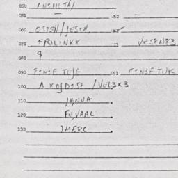 Eastern questionnaire, answ...