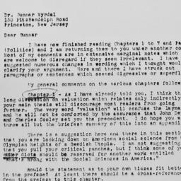 Letter from Charles Dollard...