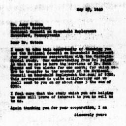Letter from Samuel A. Stouf...