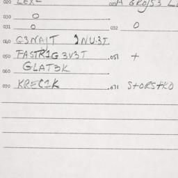 Eastern questionnaire, answ...