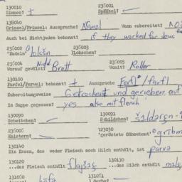 Western questionnaire, answ...