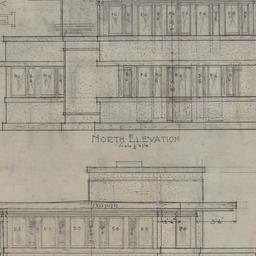 North, south elevations
