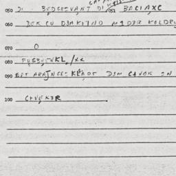 Eastern questionnaire, answ...