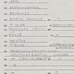 Eastern questionnaire, answ...