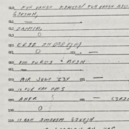 Eastern questionnaire, answ...