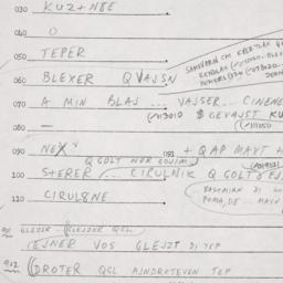 Eastern questionnaire, answ...