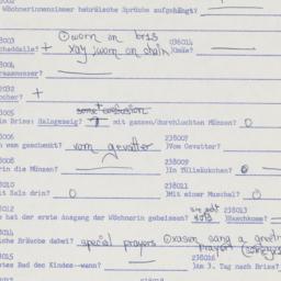 Western questionnaire, answ...