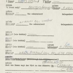 Western questionnaire, answ...
