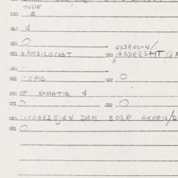 Eastern questionnaire, answ...