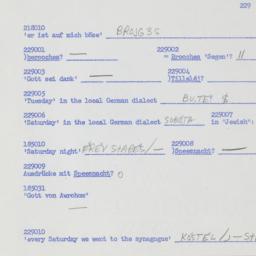 Western questionnaire, answ...
