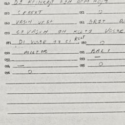 Eastern questionnaire, answ...