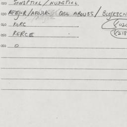 Eastern questionnaire, answ...