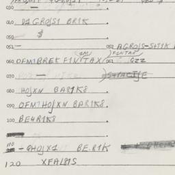 Eastern questionnaire, answ...