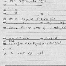 Eastern questionnaire, answ...