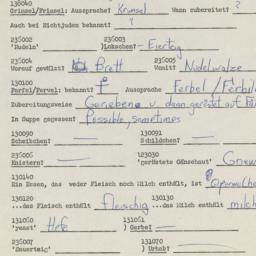 Western questionnaire, answ...