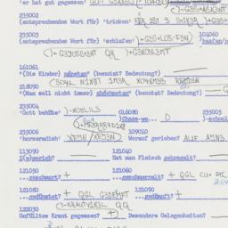 Western questionnaire, answ...