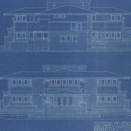 Working drawing #4: North, ...