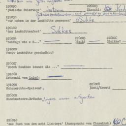 Western questionnaire, answ...