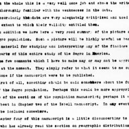 Comments from A.J. Jaffe on...