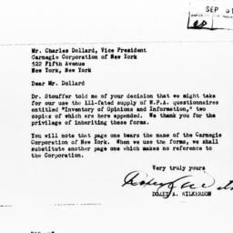 Letter from Doxey A. Wilker...