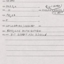 Eastern questionnaire, answ...