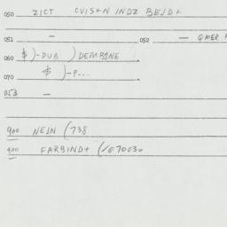 Eastern questionnaire, answ...