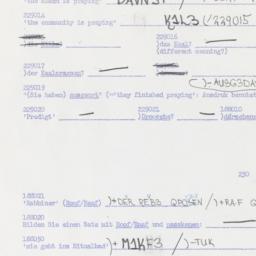 Western questionnaire, answ...
