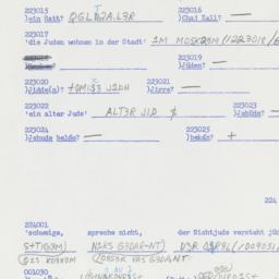 Western questionnaire, answ...