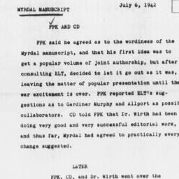 Memorandum to Charles Dolla...
