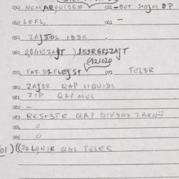 Eastern questionnaire, answ...
