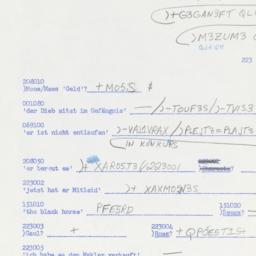 Western questionnaire, answ...