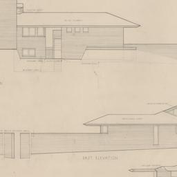 Working drawing: North, wes...
