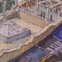 Aerial perspective drawing,...