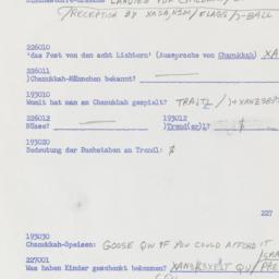 Western questionnaire, answ...
