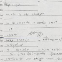 Eastern questionnaire, answ...