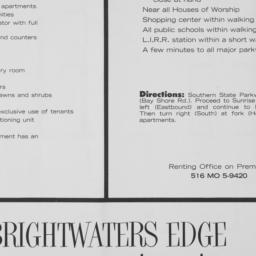 Brightwaters Edge, Howells ...