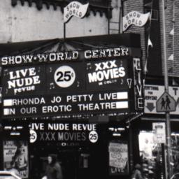 [Marquee of Show World Center]