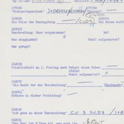 Western questionnaire, answ...