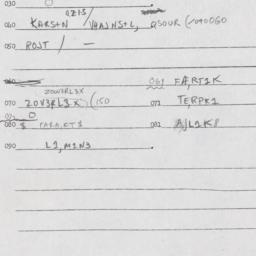 Eastern questionnaire, answ...