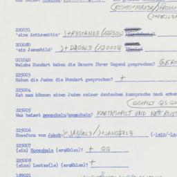 Western questionnaire, answ...