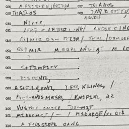 Eastern questionnaire, answ...