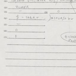Eastern questionnaire, answ...
